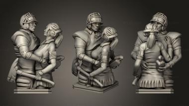 Figurines of people Lovers 3d model